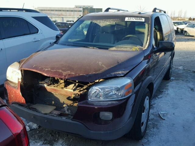 1GMDV23179D101704 - 2009 PONTIAC MONTANA SV MAROON photo 2