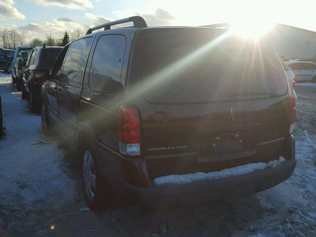 1GMDV23179D101704 - 2009 PONTIAC MONTANA SV MAROON photo 3