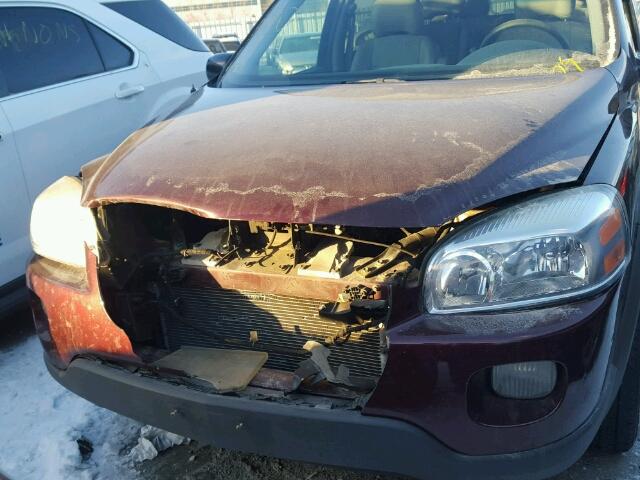 1GMDV23179D101704 - 2009 PONTIAC MONTANA SV MAROON photo 9