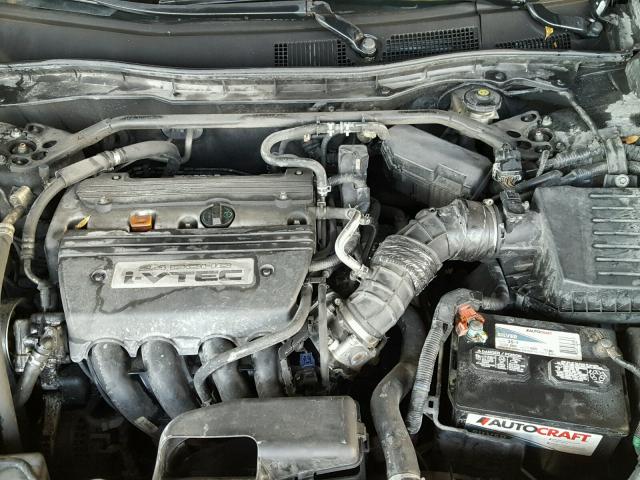 1HGCP26728A018547 - 2008 HONDA ACCORD EX BLACK photo 7