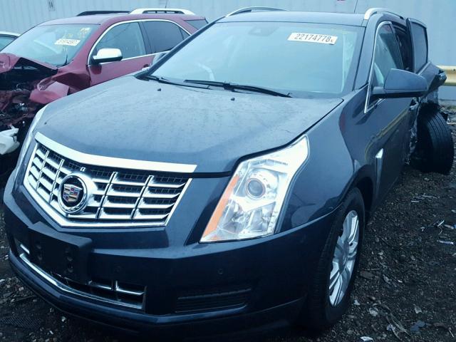 3GYFNEE35FS577081 - 2015 CADILLAC SRX LUXURY BLUE photo 2