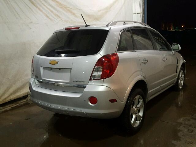 3GNAL4EK2ES592649 - 2014 CHEVROLET CAPTIVA LT SILVER photo 4