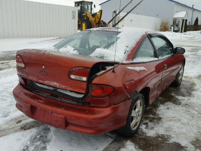 1G1JC1249X7131195 - 1999 CHEVROLET CAVALIER B RED photo 4