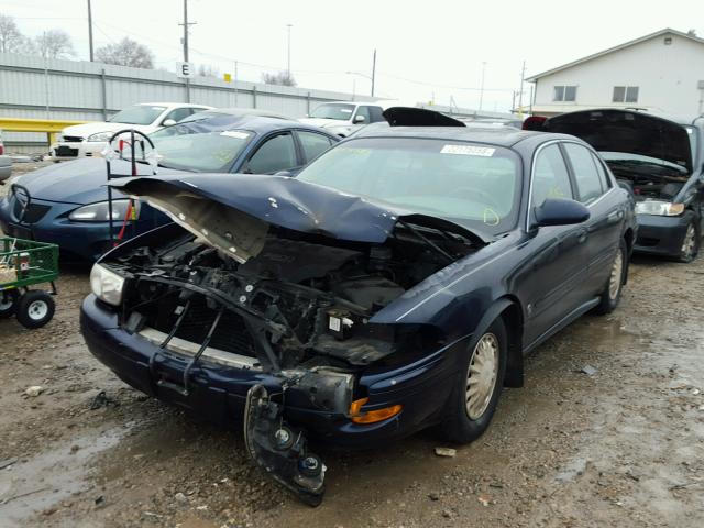 1G4HP54K324174742 - 2002 BUICK LESABRE CU BLUE photo 2