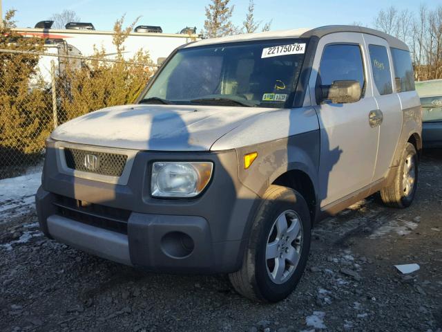 5J6YH285X3L006375 - 2003 HONDA ELEMENT EX SILVER photo 2