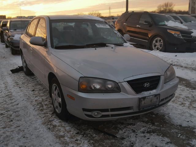 KMHDN46D26U364809 - 2006 HYUNDAI ELANTRA GL SILVER photo 1