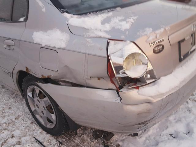 KMHDN46D26U364809 - 2006 HYUNDAI ELANTRA GL SILVER photo 9