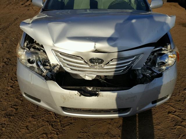 4T1BE46K87U186170 - 2007 TOYOTA CAMRY NEW SILVER photo 7