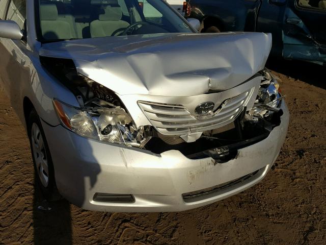 4T1BE46K87U186170 - 2007 TOYOTA CAMRY NEW SILVER photo 9