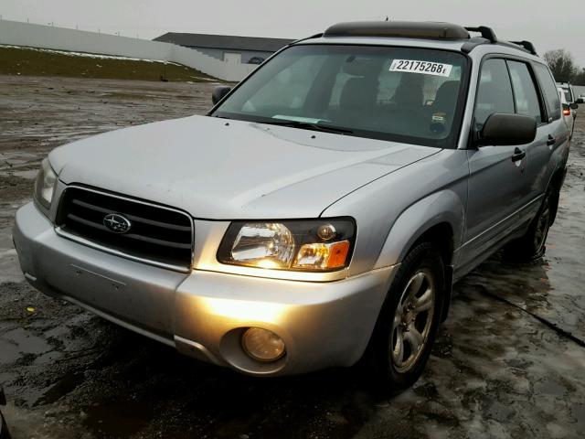 JF1SG65683H735180 - 2003 SUBARU FORESTER 2 SILVER photo 2