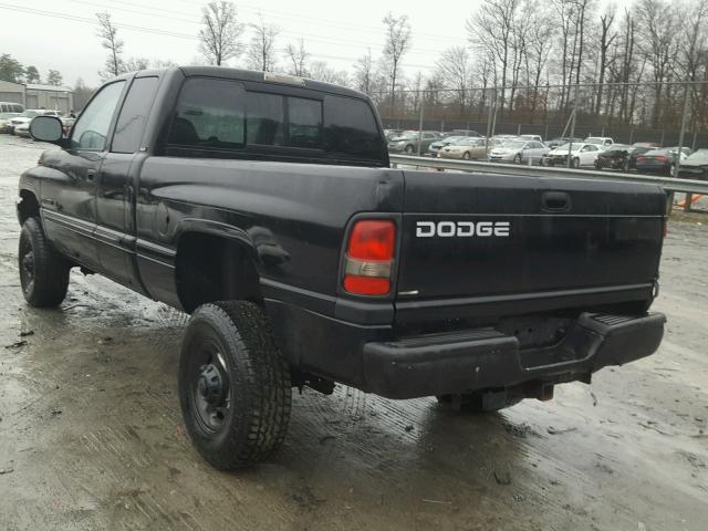 1B7KF23Z61J548223 - 2001 DODGE RAM 2500 BLACK photo 3