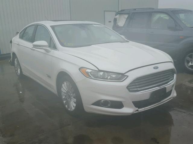 3FA6P0SU7ER234977 - 2014 FORD FUSION TIT WHITE photo 1