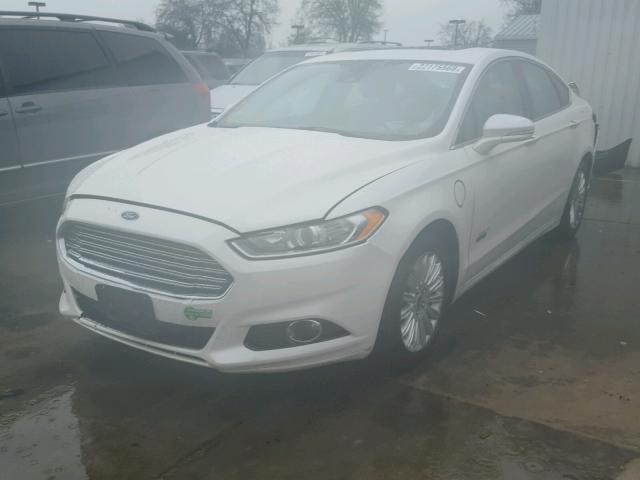 3FA6P0SU7ER234977 - 2014 FORD FUSION TIT WHITE photo 2