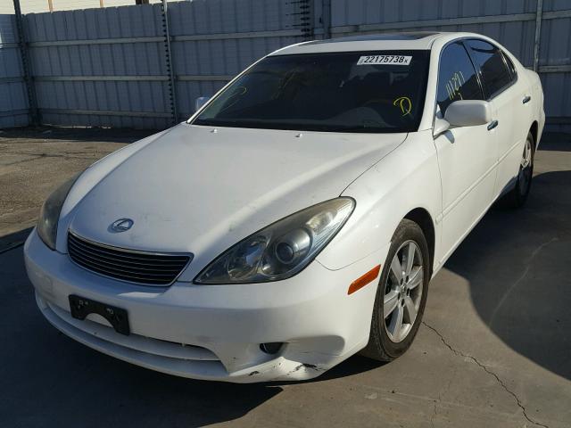 JTHBA30G955140433 - 2005 LEXUS ES 330 WHITE photo 2