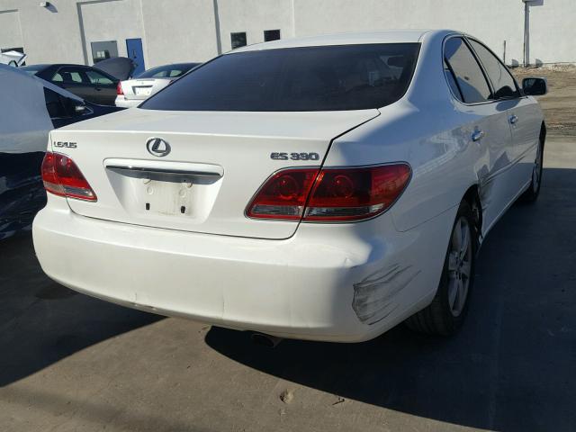 JTHBA30G955140433 - 2005 LEXUS ES 330 WHITE photo 4