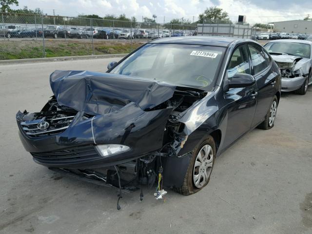 KMHDU4AD2AU160160 - 2010 HYUNDAI ELANTRA BL BLACK photo 2