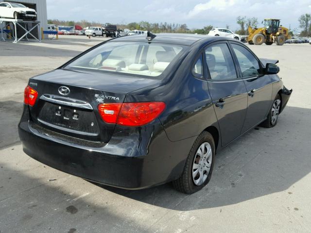 KMHDU4AD2AU160160 - 2010 HYUNDAI ELANTRA BL BLACK photo 4