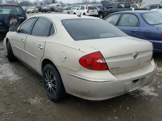 2G4WC582481282403 - 2008 BUICK LACROSSE C GOLD photo 3