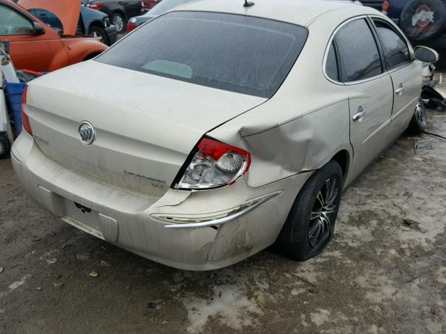 2G4WC582481282403 - 2008 BUICK LACROSSE C GOLD photo 4