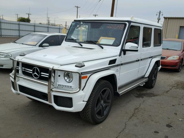 WDCYC7DF7HX273208 - 2017 MERCEDES-BENZ G 63 AMG WHITE photo 2