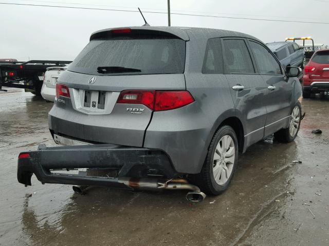 5J8TB2H26AA000087 - 2010 ACURA RDX GRAY photo 4