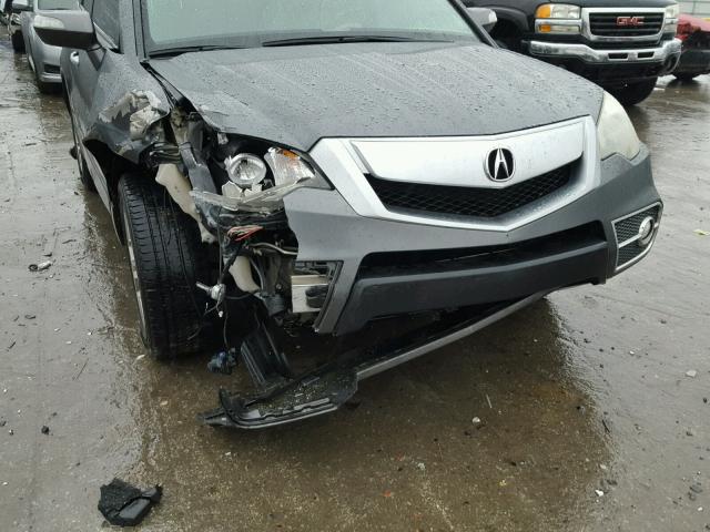 5J8TB2H26AA000087 - 2010 ACURA RDX GRAY photo 9