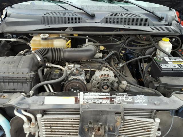 1J4GL48K15W613536 - 2005 JEEP LIBERTY SP BLUE photo 7