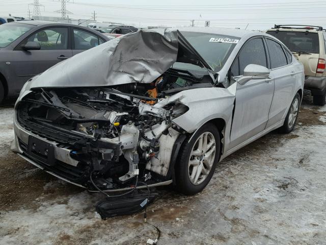 1FA6P0H73G5111068 - 2016 FORD FUSION SE SILVER photo 2