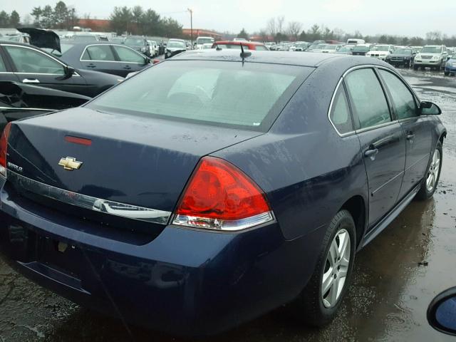 2G1WA5EN9A1122573 - 2010 CHEVROLET IMPALA LS BLUE photo 4