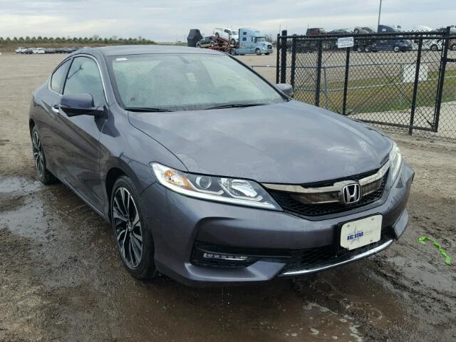 1HGCT1B89HA006710 - 2017 HONDA ACCORD EXL CHARCOAL photo 1