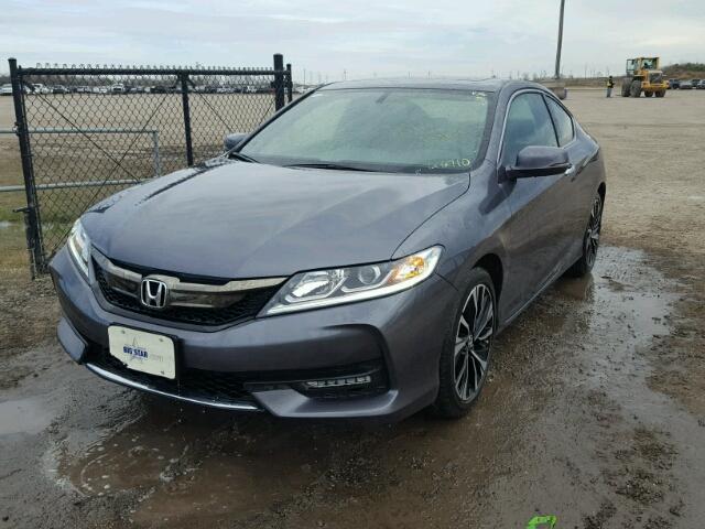 1HGCT1B89HA006710 - 2017 HONDA ACCORD EXL CHARCOAL photo 2