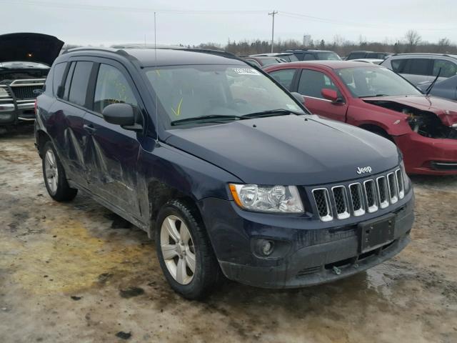 1C4NJCBB3CD639621 - 2012 JEEP COMPASS SP BLUE photo 1