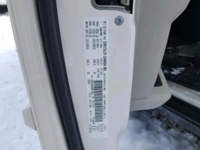 2D8HN44HX8R810265 - 2008 DODGE GRAND CARA WHITE photo 10