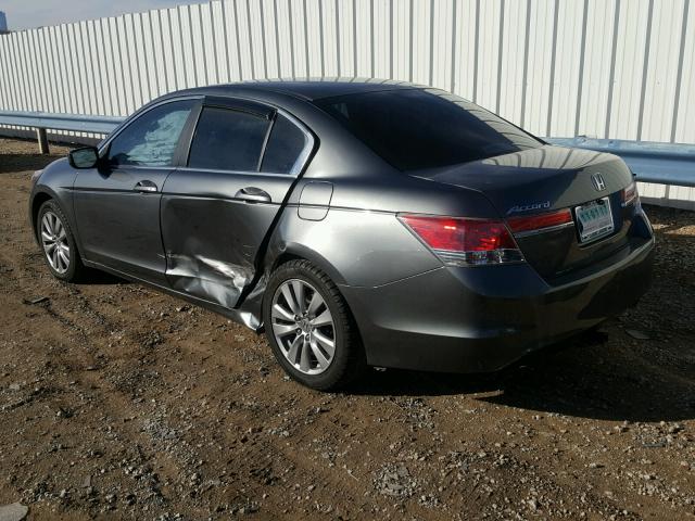 1HGCP2E78CA179673 - 2012 HONDA ACCORD EX GRAY photo 3