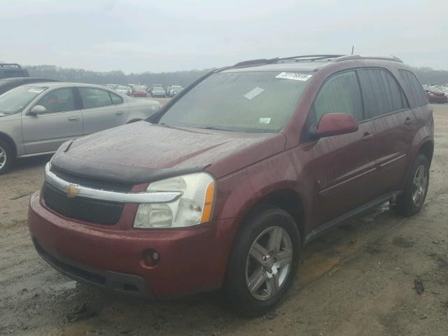 2CNDL73FX76237917 - 2007 CHEVROLET EQUINOX LT BURGUNDY photo 2