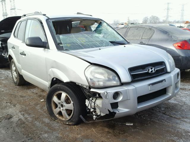 KM8JM12BX7U542640 - 2007 HYUNDAI TUCSON GLS SILVER photo 1