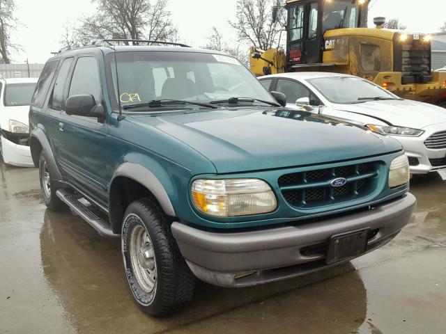 1FMYU22W8QUD43034 - 1998 FORD EXPLORER GREEN photo 1