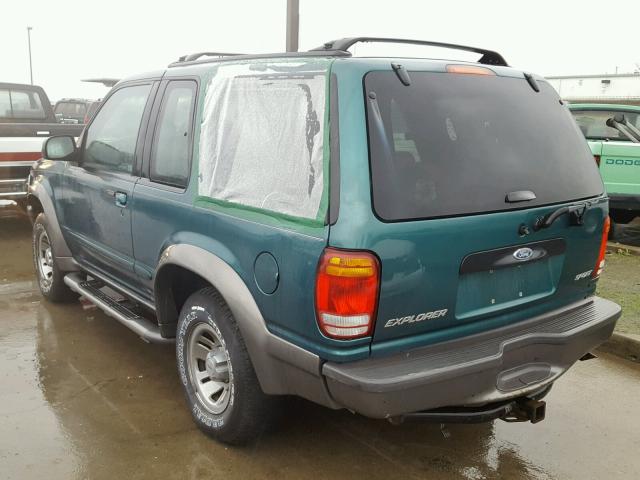 1FMYU22W8QUD43034 - 1998 FORD EXPLORER GREEN photo 3