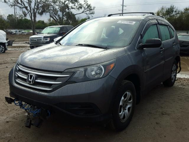 3CZRM3H31DG705851 - 2013 HONDA CR-V LX GRAY photo 2