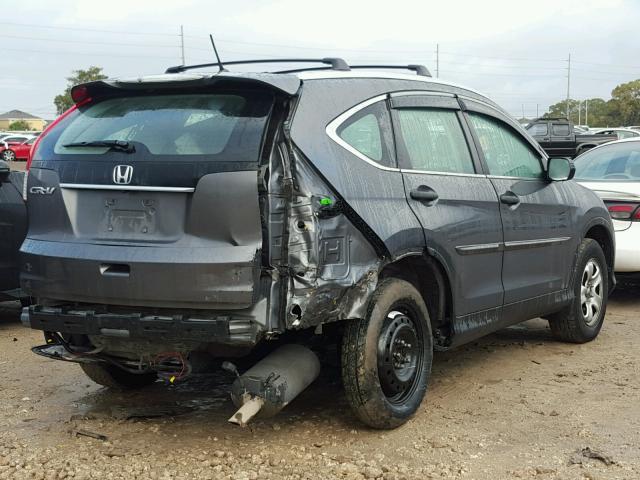 3CZRM3H31DG705851 - 2013 HONDA CR-V LX GRAY photo 4