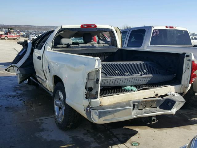 1D7HU18287J612881 - 2007 DODGE RAM 1500 S WHITE photo 3