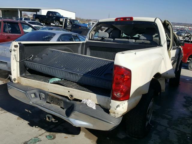 1D7HU18287J612881 - 2007 DODGE RAM 1500 S WHITE photo 4