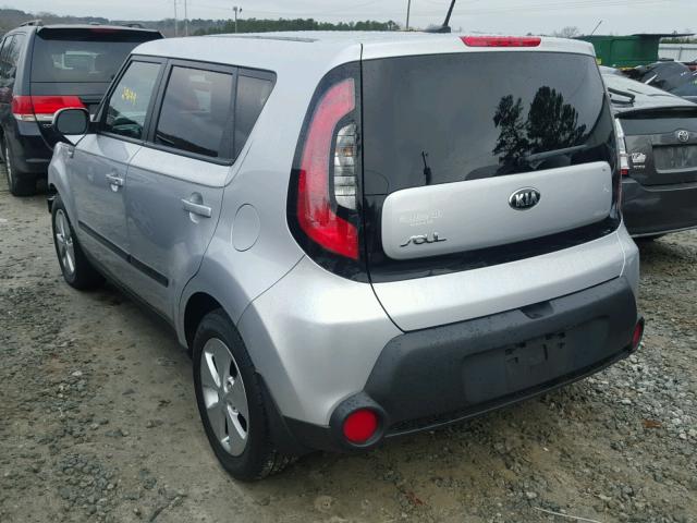 KNDJN2A28E7700610 - 2014 KIA SOUL GRAY photo 3