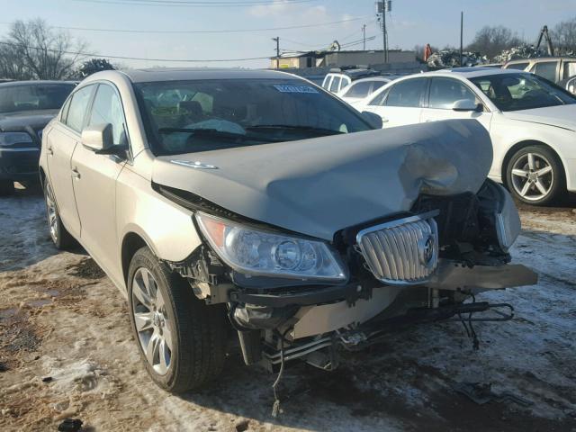 1G4GC5ED4BF145634 - 2011 BUICK LACROSSE C BEIGE photo 1