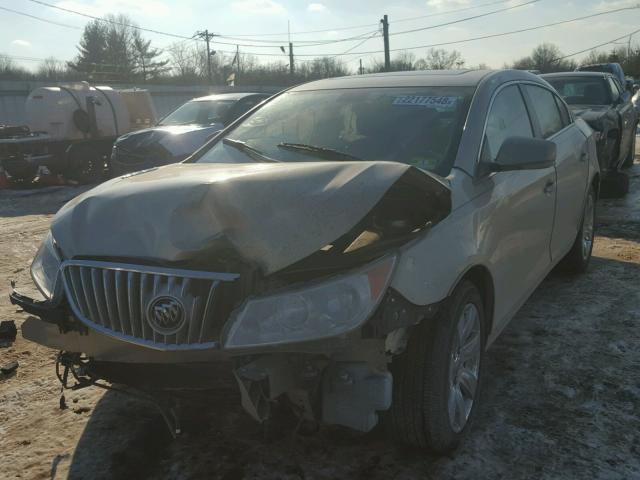 1G4GC5ED4BF145634 - 2011 BUICK LACROSSE C BEIGE photo 2