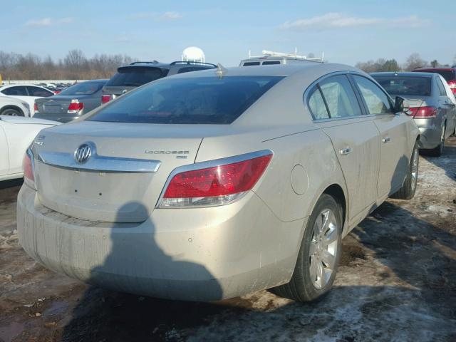 1G4GC5ED4BF145634 - 2011 BUICK LACROSSE C BEIGE photo 4