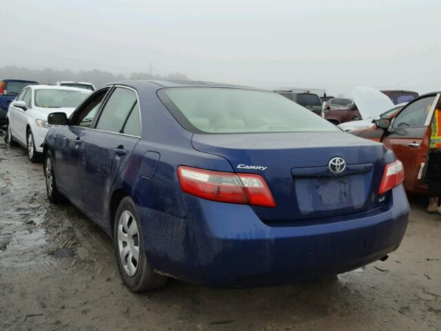 4T1BE46K37U112803 - 2007 TOYOTA CAMRY NEW BLUE photo 3