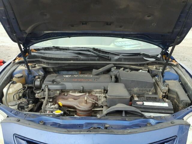 4T1BE46K37U112803 - 2007 TOYOTA CAMRY NEW BLUE photo 7