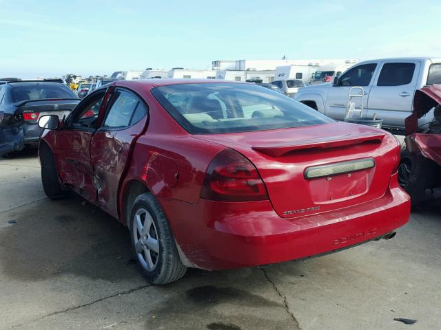 2G2WP552871217439 - 2007 PONTIAC GRAND PRIX RED photo 3