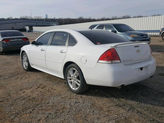 2G1WC5E33D1144274 - 2013 CHEVROLET IMPALA LTZ WHITE photo 3